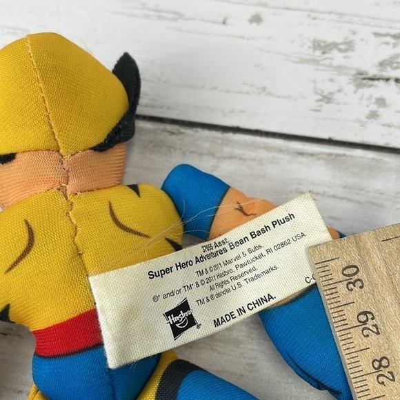 WOLVERINE PLUSH 5” MARVEL SUPER HERO X MEN - Picture 5 of 6